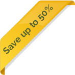 Save Up to 50%